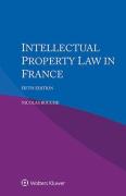 Cover of Intellectual Property Law in France