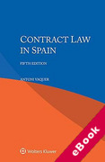 Cover of Contract Law in Spain (eBook)