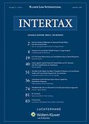 Cover of Intertax including EC Tax Review: Print Only