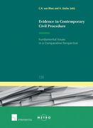 Cover of Evidence in Contemporary Civil Procedure: Fundamental Issues in a Comparative Perspective