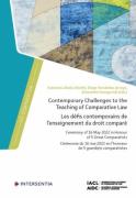 Cover of Contemporary Challenges to the Teaching of Comparative Law: Ceremony of 16 May 2022 in Honour of 5 Great Comparatists