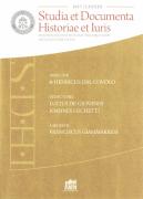Cover of Studia et Documenta Historiae et Iuris