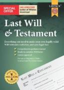 Cover of Last Will &#38; Testament Kit