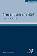 Cover of Criminal Justice Act 2003