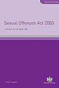 Cover of Sexual Offences Act 2003