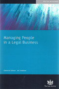 Cover of Managing People in a Legal Business