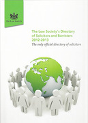 Cover of The Law Society's Directory of Solicitors & Barristers 2012-2013