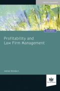 Cover of Profitability and Law Firm Management