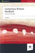Cover of Contentious Probate Handbook: Practice and Precedents