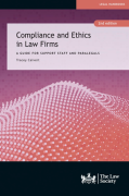 Cover of Compliance and Ethics in Law Firms: A Guide for Legal Support Staff