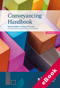Cover of The Law Society's Conveyancing Handbook (eBook)
