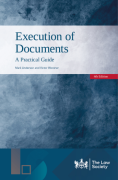 Cover of Execution of Documents