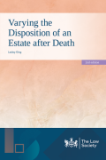 Cover of Varying the Disposition of an Estate After Death