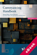 Cover of The Law Society's Conveyancing Handbook (eBook)