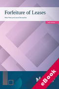 Cover of Forfeiture of Leases (eBook)