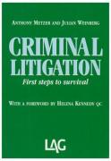Cover of Criminal Litigation: First Steps to Survival