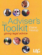 Cover of The Adviser's Toolkit: Giving Legal Advice