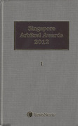 Cover of Singapore Arbitral Awards: 2012