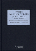 Cover of Nygh's Conflict of Laws in Australia