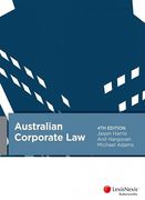 Cover of Australian Corporate Law