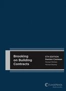 Cover of Brooking on Building Contracts