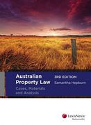 Cover of Australian Property Law: Cases, Materials and Analysis