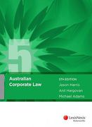 Cover of Australian Corporate Law