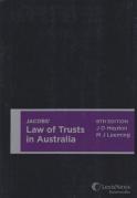 Cover of Jacobs' Law of Trusts in Australia