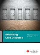 Cover of Resolving Civil Disputes