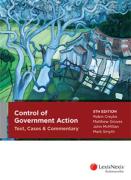 Cover of Control of Government Action: Text, Cases & Commentary