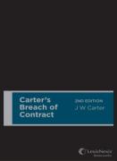 Cover of Carter's Breach of Contract (Australian 2nd ed)