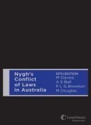 Cover of Nygh's Conflict of Laws in Australia