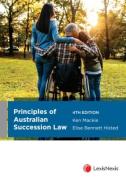 Cover of Principles of Australian Succession Law