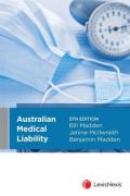 Cover of Australian Medical Liability