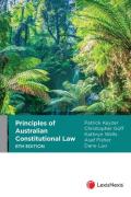 Cover of Principles of Australian Constitutional Law