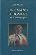 Cover of One Man's Judgement