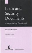 Cover of Loan and Security Documents: A Negotiating Handbook