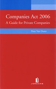 Cover of Companies Act 2006: A Guide for Private Companies