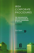 Cover of Irish Corporate Procedures: The Organisation and Regulation of Business Enterprises in Ireland