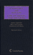 Cover of Underhill and Hayton: Law of Trusts and Trustees