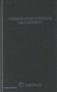 Cover of Lissack & Horlick on Bribery