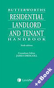 Cover of Butterworths Residential Landlord and Tenant Handbook (Book & eBook Pack)