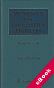 Cover of Munkman on Employer's Liability (eBook)