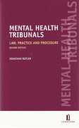 Cover of Mental Health Tribunals: Law, Practice and Procedure