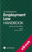 Cover of Butterworths Employment Law Handbook 2014 (eBook)