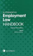 Cover of Butterworths Employment Law Handbook 2015
