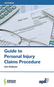 Cover of APIL Guide to Personal Injury Claims Procedures