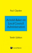 Cover of Arnold-Baker on Local Council Administration