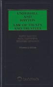 Cover of Underhill and Hayton: Law of Trusts and Trustees