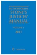 Cover of Butterworths Stone's Justices' Manual 2017